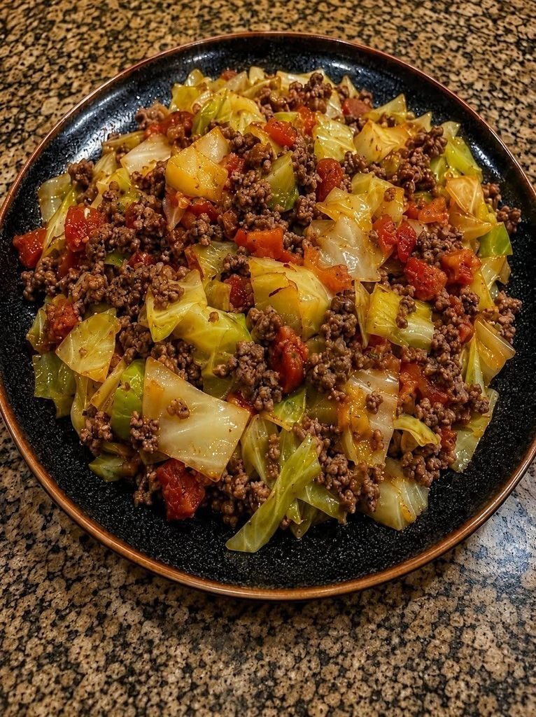 Ground Beef and Cabbage Skillet